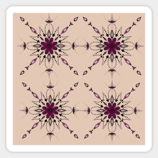 Dot mandala repeat pattern Sticker